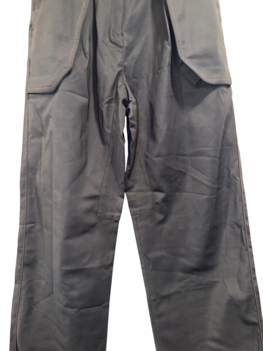 Wales Bonner Black Cargo Trousers Wide Leg 10–12 Pants Slacks Work Casual NWT 🟡 - Picture 6 of 14